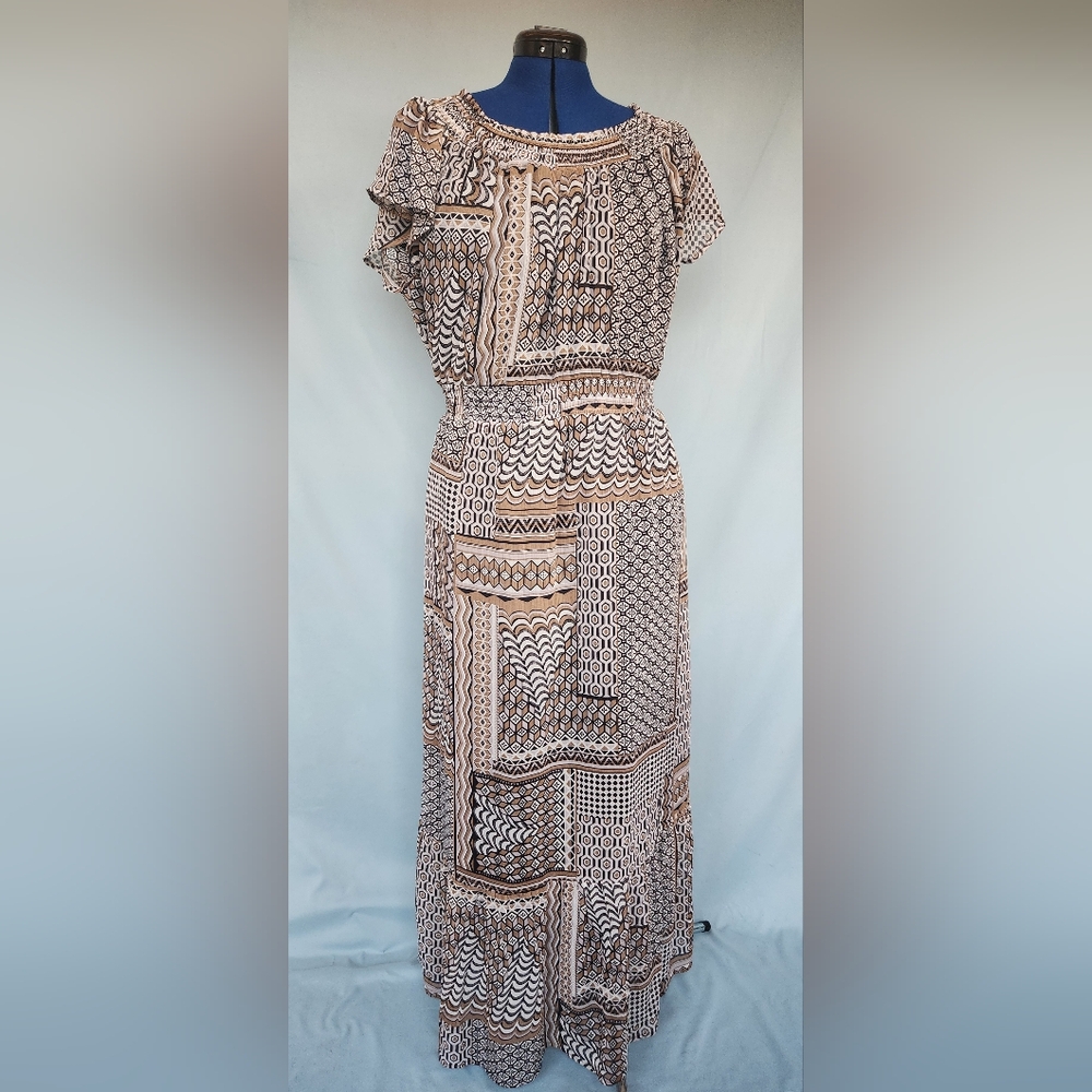 Coldwater Creek Slip-Over Maxi Dress